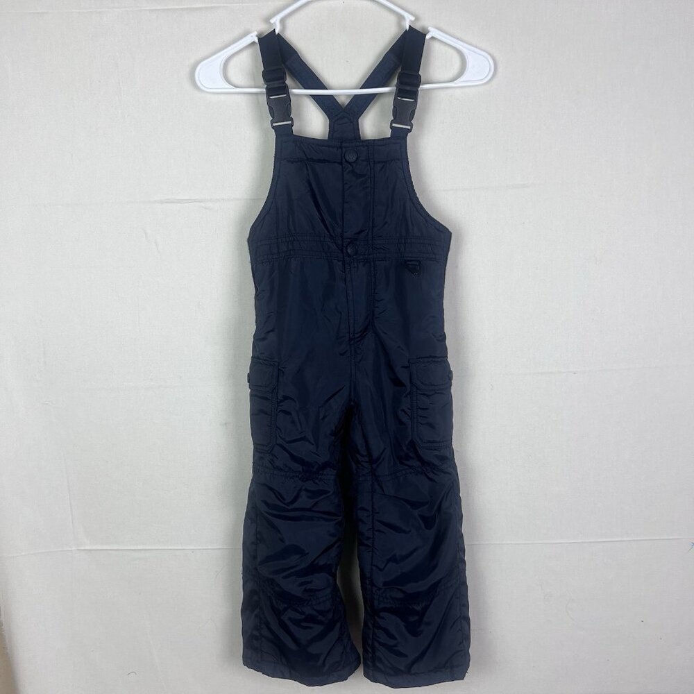 Baby Gap Snow Bibs‎ Navy Blue Toddler 4 Years Adjustable Lined